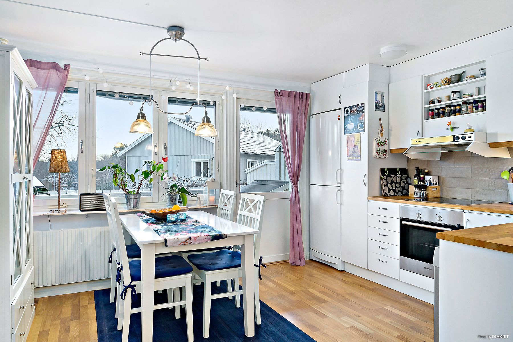 Kök med matplats