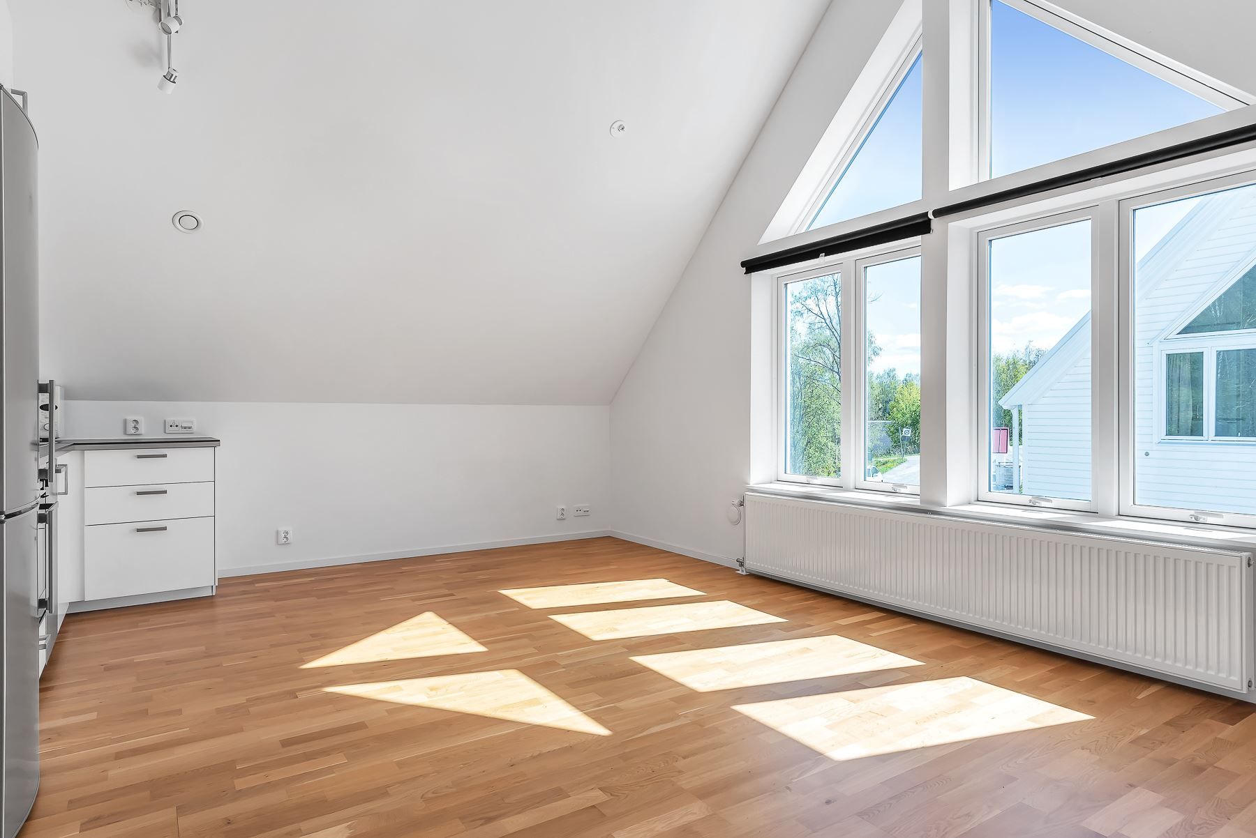 Härlig takhöjd och fint ljusinsläpp